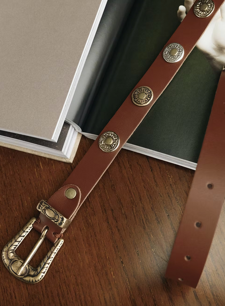 "All in you" leather belt