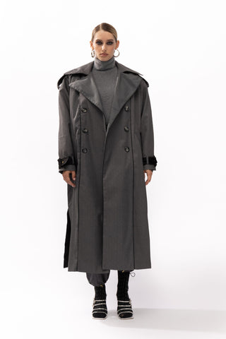 Downtown Grey Trenchcoat
