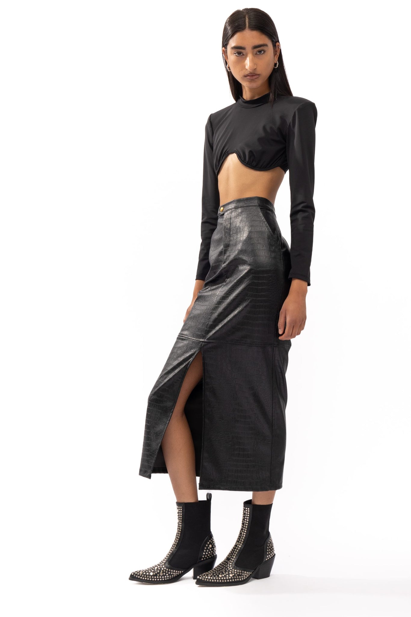 Gala Black Skirt