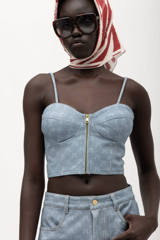 CHIKA BUSTIER MONOGRAM