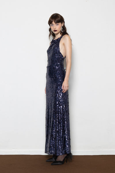NIGHT GLOW BLUE GOWN