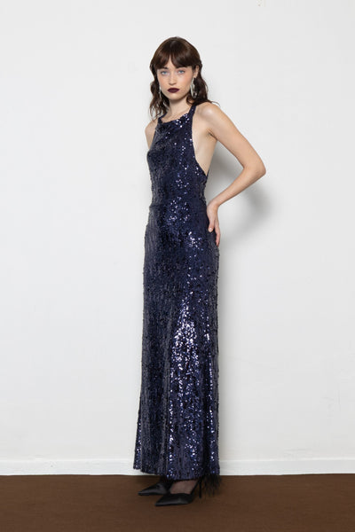 NIGHT GLOW BLUE GOWN