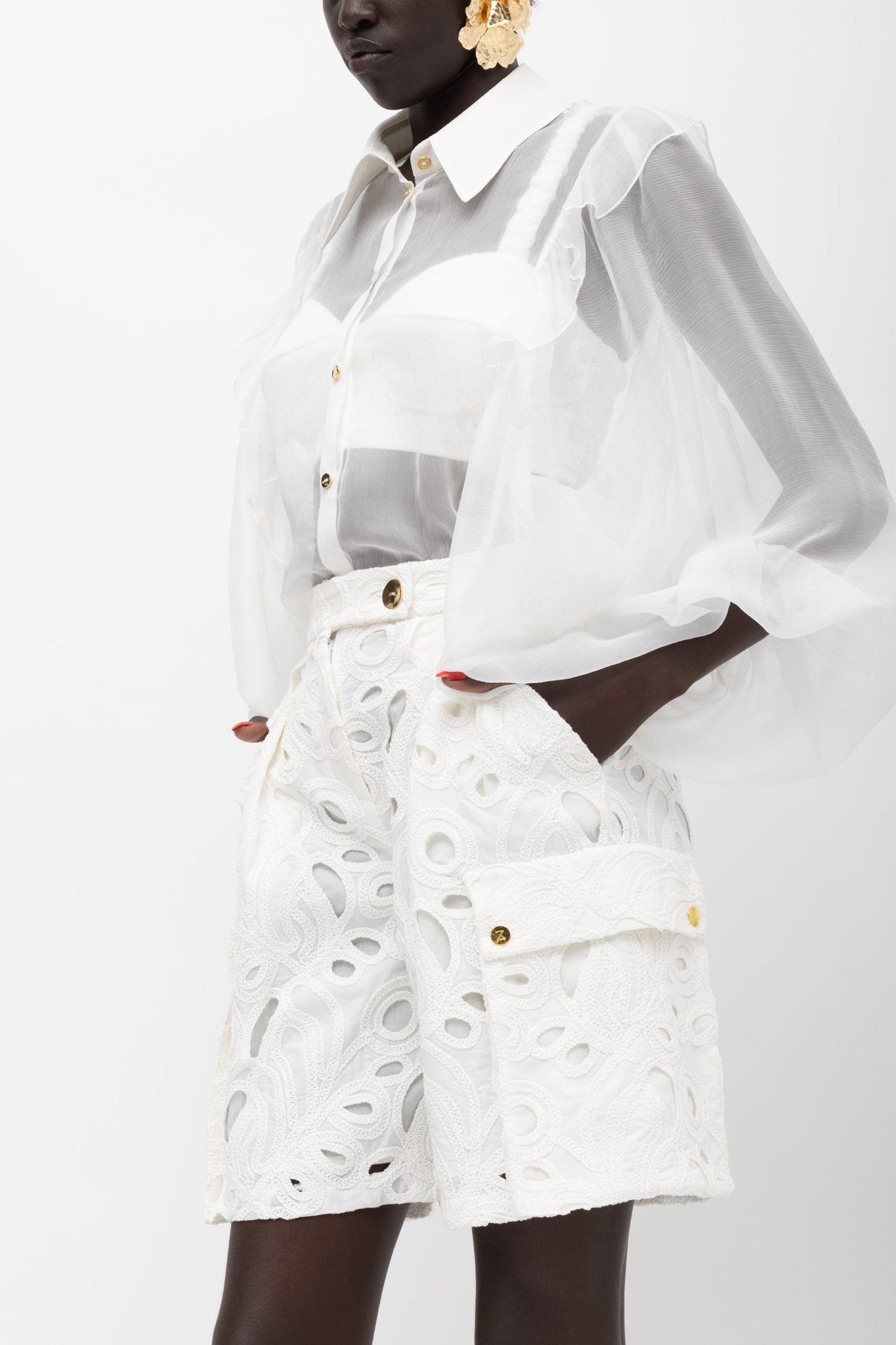 ELECTRA SILK SHIRT WHITE