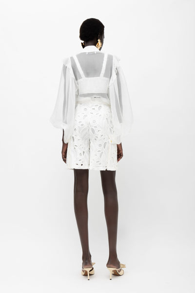 ELECTRA SILK SHIRT WHITE