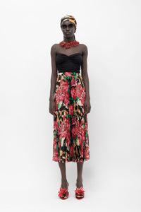 KIKA FLORAL TIGER SKIRT