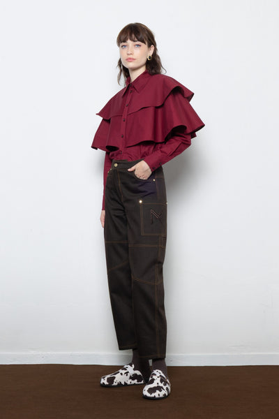 BARREL RACER BROWN DENIM