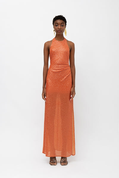NAISHA ORANGE DRESS