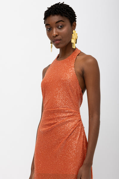 NAISHA ORANGE DRESS