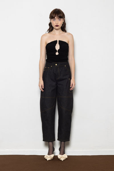 BARREL RACER BLACK DENIM