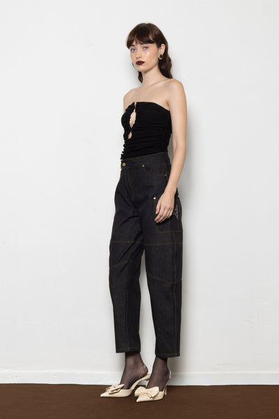 BARREL RACER BLACK DENIM