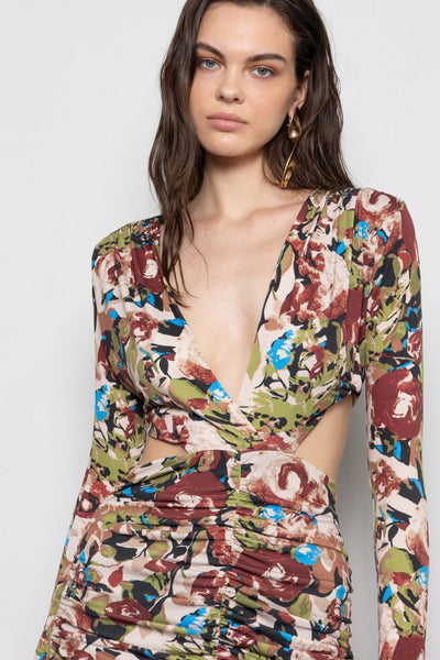 DAKOTA FLORAL MINI DRESS