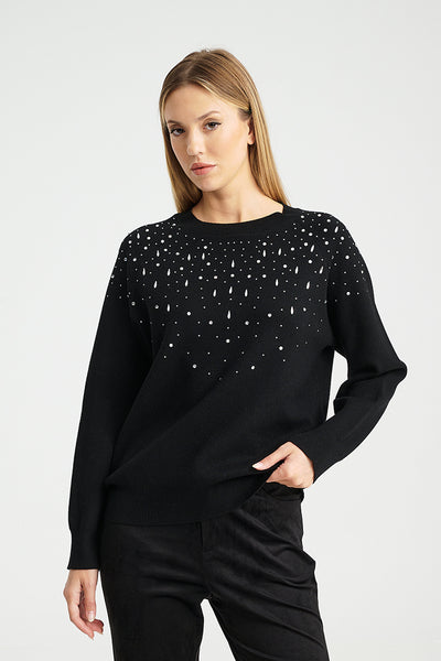 NOELLE Black SWEATER