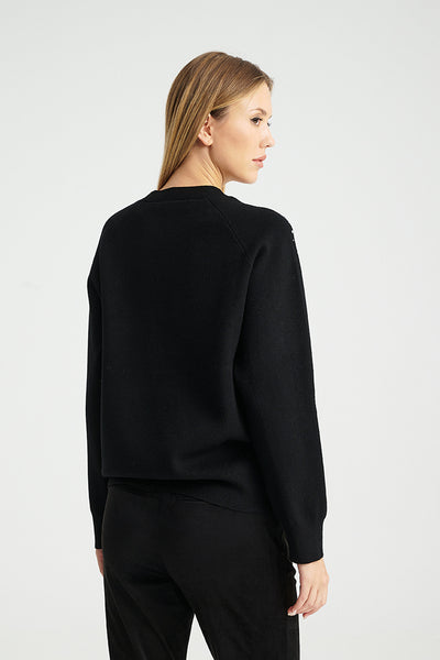 NOELLE Black SWEATER