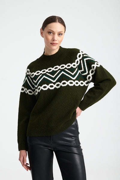 VITOW Khaki SWEATER