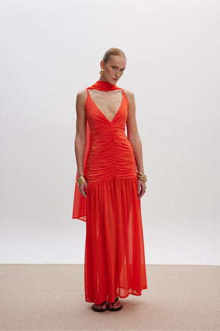 Eliza Aperol Dress