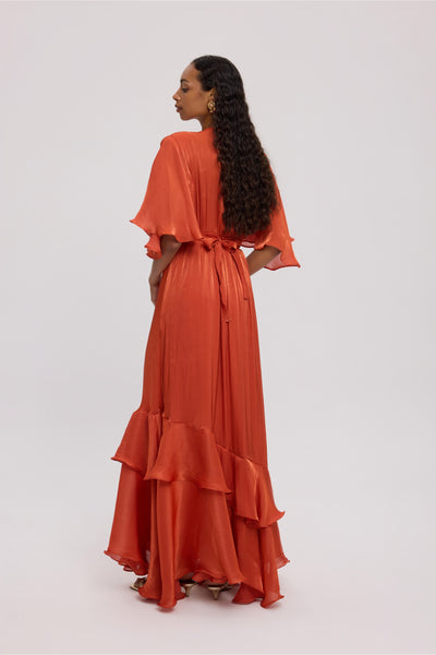 BURNT ORANGE DRESS
