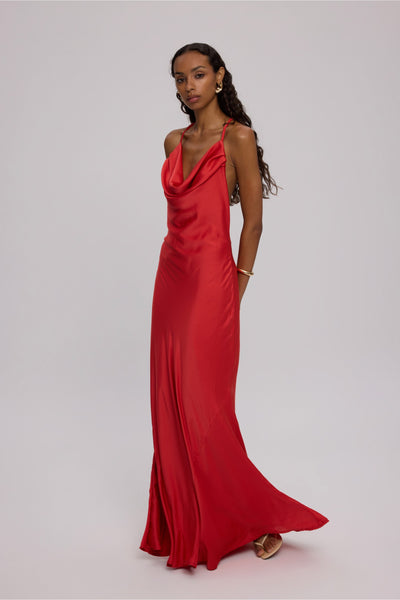 EFFIE DRESS RED