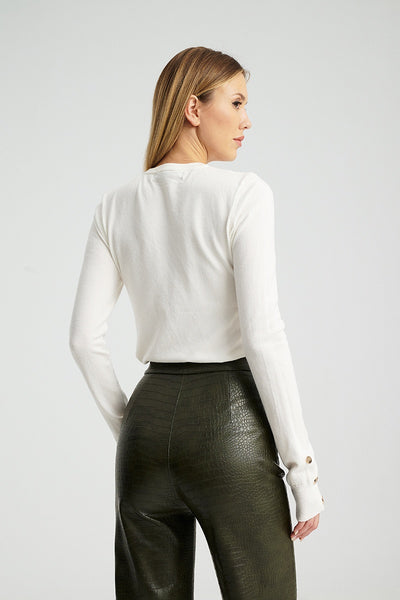 ALPIS White SWEATER