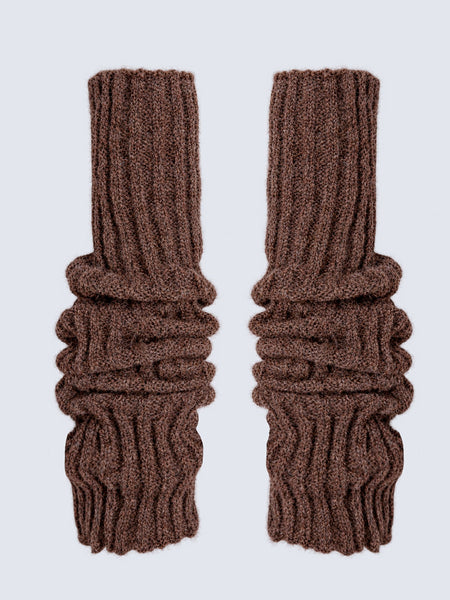 PIROUETTE LEG WARMERS BROWN