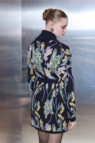 Disco Flower Knit Cardigan