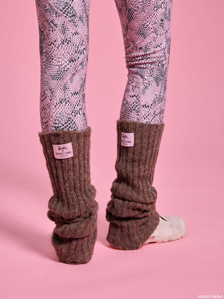PIROUETTE LEG WARMERS BROWN