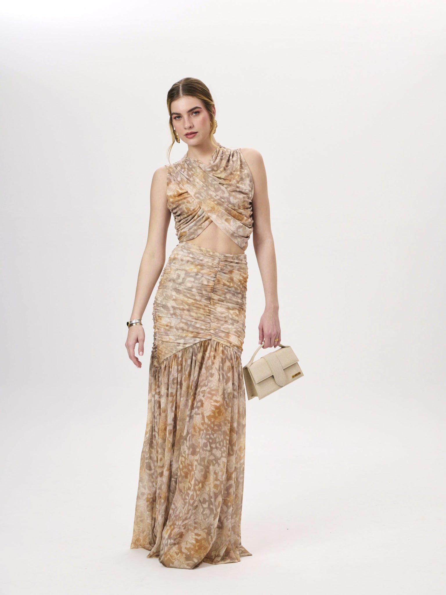 NERIMA BEIGE SKIRT