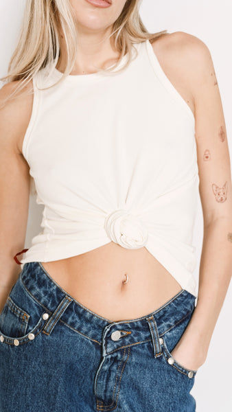 HANNAH OFF-WHITE TOP