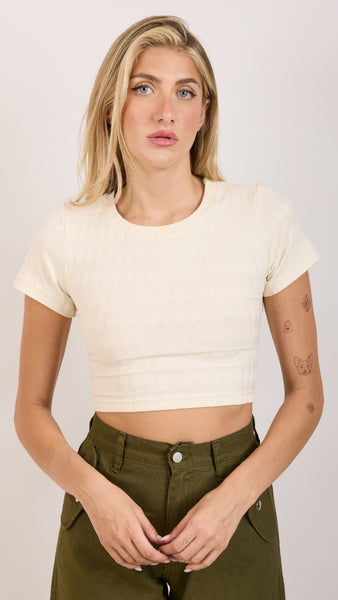 LENA OFF-WHITE TOP