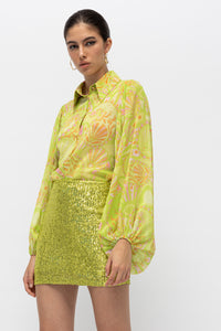 Khaia Lime Skirt