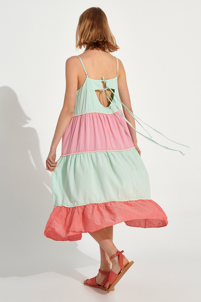 Color block Midi dress