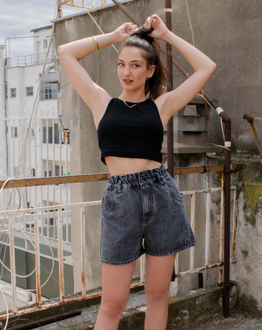 May Black Pearl Shorts